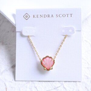 Kendra Scott Brynne Gold Blush Ivory Mother-of-Pearl Shell Necklace